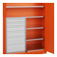 C+P Armoire à charges lourdes Acurado Pro 1950 x 1200 x 500 mm RAL 2004