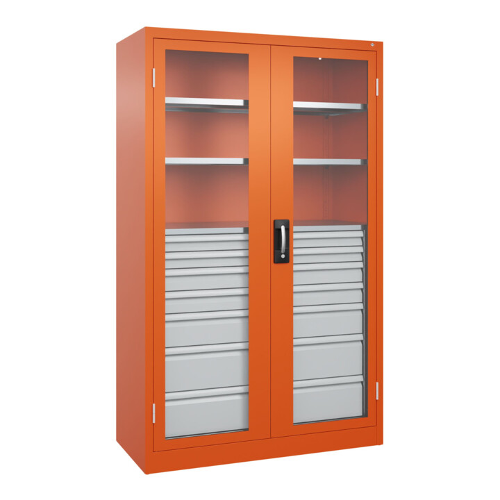 C+P Armoire à charges lourdes Acurado Pro 1950 x 1200 x 500 mm RAL 2004