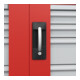 C+P Armoire à charges lourdes Acurado Pro 1950 x 1200 x 500 mm rouge