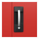 C+P Armoire à charges lourdes Acurado Pro 1950 x 1200 x 500 mm rouge