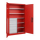 C+P Armoire à charges lourdes Acurado Pro 1950 x 1200 x 500 mm rouge