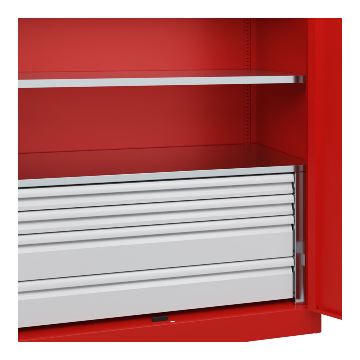 C+P Armoire à charges lourdes Acurado Pro 1950 × 1200 × 600 mm 3020/3020