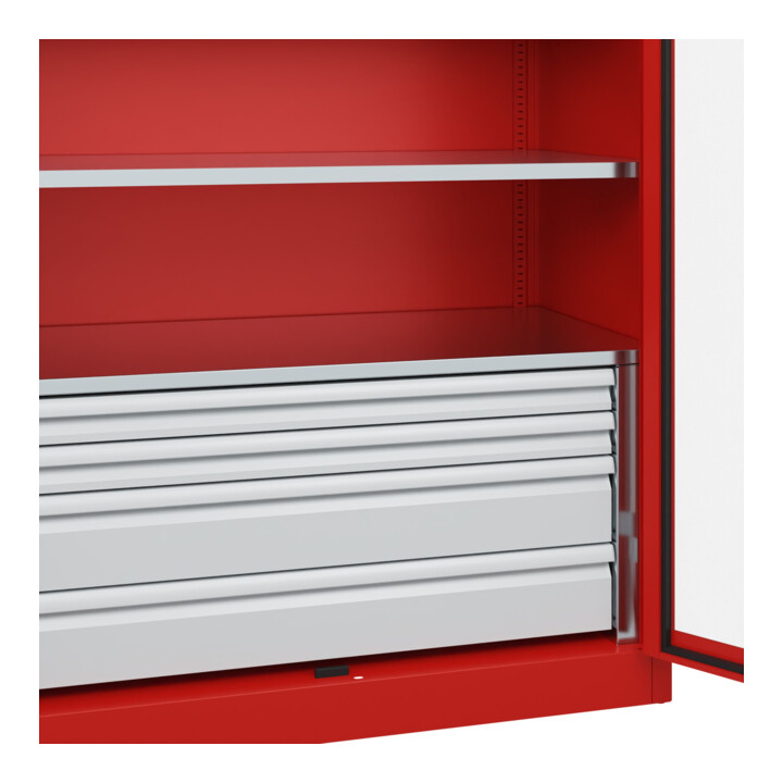 C+P Armoire à charges lourdes Acurado Pro 1950 × 1200 × 600 mm 3020/3020