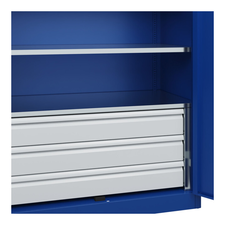C+P Armoire à charges lourdes Acurado Pro 1950 x 1200 x 600 mm 5010/5010