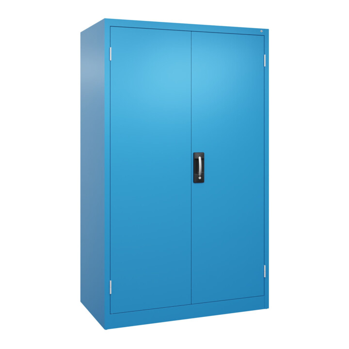 C+P Armoire à charges lourdes Acurado Pro 1950 x 1200 x 600 mm 5012/5012 Bleu clair
