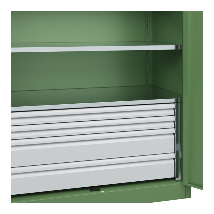 C+P Armoire à charges lourdes Acurado Pro 1950 x 1200 x 600 mm 6011/6011