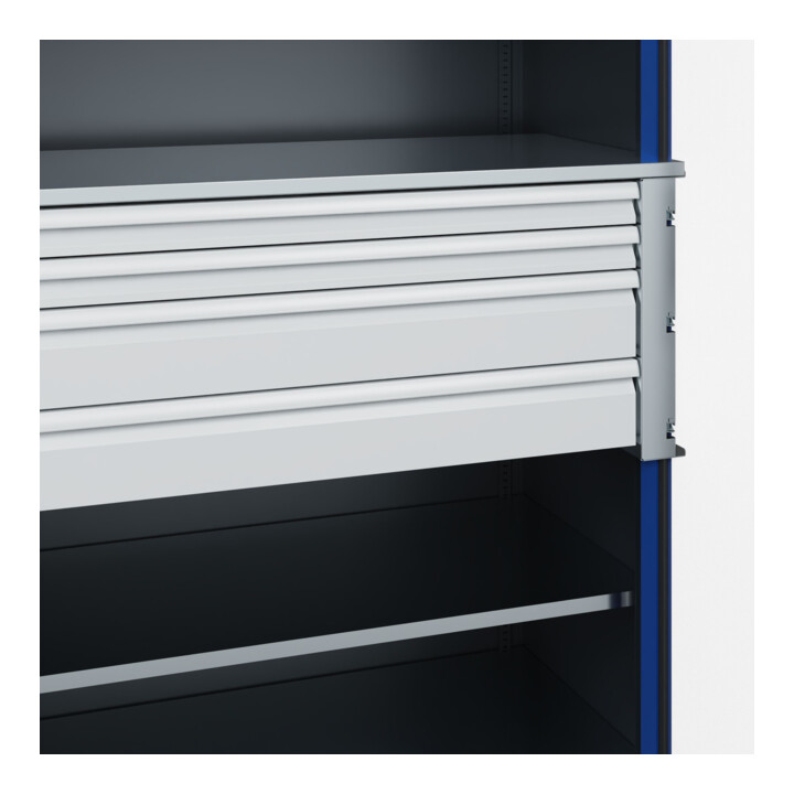 C+P Armoire à charges lourdes Acurado Pro 1950 x 1200 x 600 mm 7016/5010