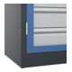 C+P Armoire à charges lourdes Acurado Pro 1950 x 1200 x 600 mm 7016/5010