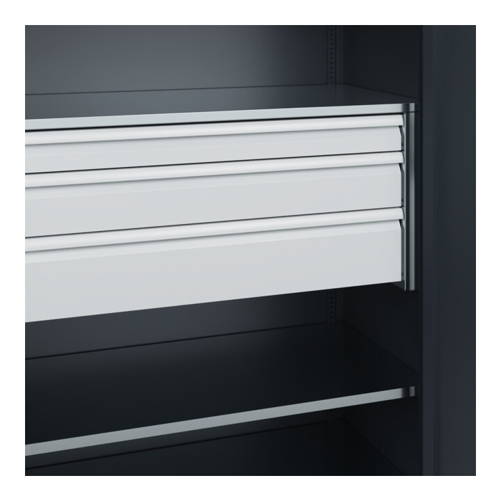 C+P Armoire à charges lourdes Acurado Pro 1950 x 1200 x 600 mm 7016/7016