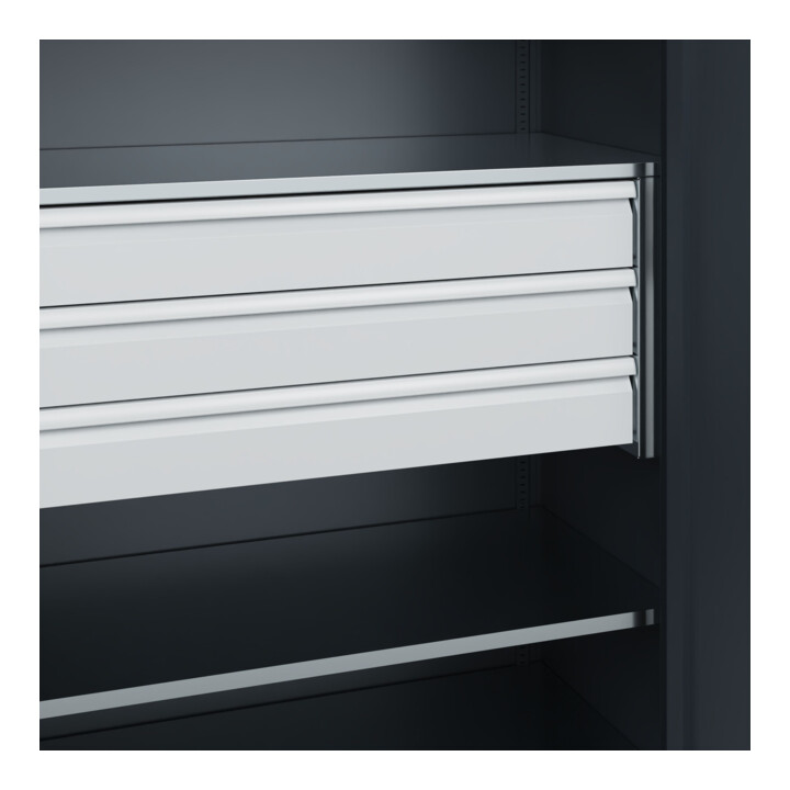 C+P Armoire à charges lourdes Acurado Pro 1950 x 1200 x 600 mm 7016/7016