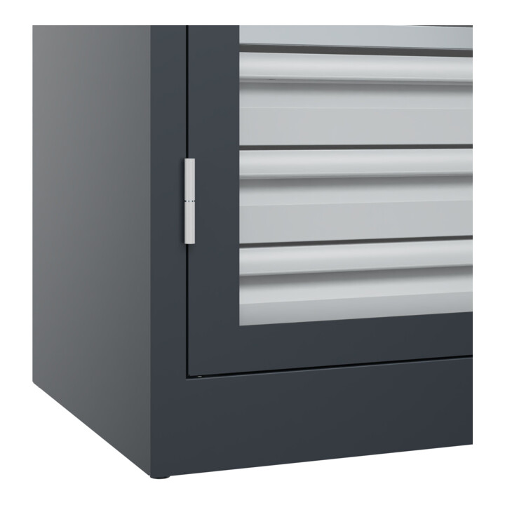 C+P Armoire à charges lourdes Acurado Pro 1950 x 1200 x 600 mm 7016/7016