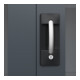 C+P Armoire à charges lourdes Acurado Pro 1950 x 1200 x 600 mm 7016/7016