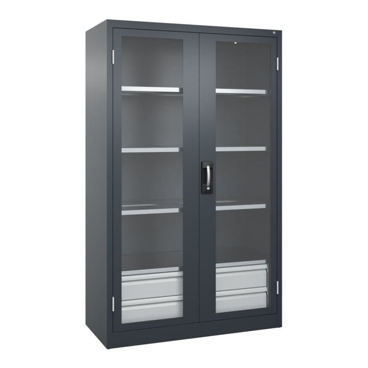 C+P Armoire à charges lourdes Acurado Pro 1950 x 1200 x 600 mm 7016/7016