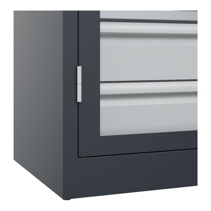 C+P Armoire à charges lourdes Acurado Pro 1950 x 1200 x 600 mm 7016/7016