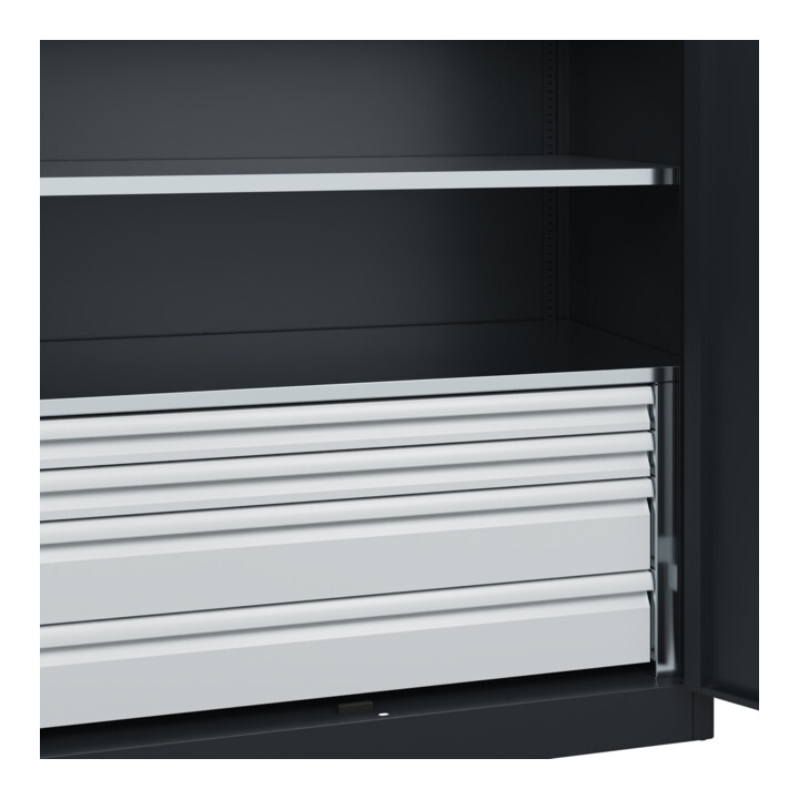 C+P Armoire à charges lourdes Acurado Pro 1950 x 1200 x 600 mm 7021/7021