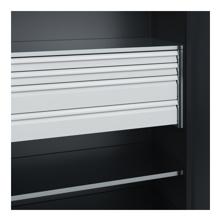 C+P Armoire à charges lourdes Acurado Pro 1950 x 1200 x 600 mm 7021/7021