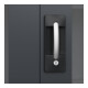 C+P Armoire à charges lourdes Acurado Pro 1950 x 1200 x 600 mm 7021/7021