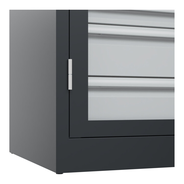 C+P Armoire à charges lourdes Acurado Pro 1950 x 1200 x 600 mm 7021/7021