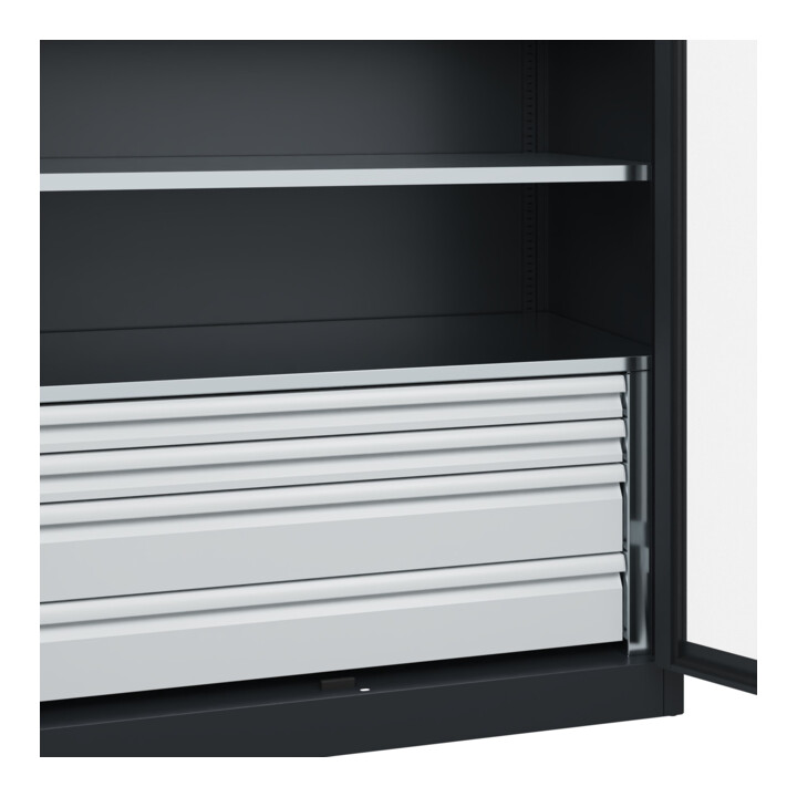 C+P Armoire à charges lourdes Acurado Pro 1950 x 1200 x 600 mm 7021/7021