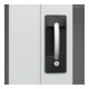 C+P Armoire à charges lourdes Acurado Pro 1950 x 1200 x 600 mm 7021/7035