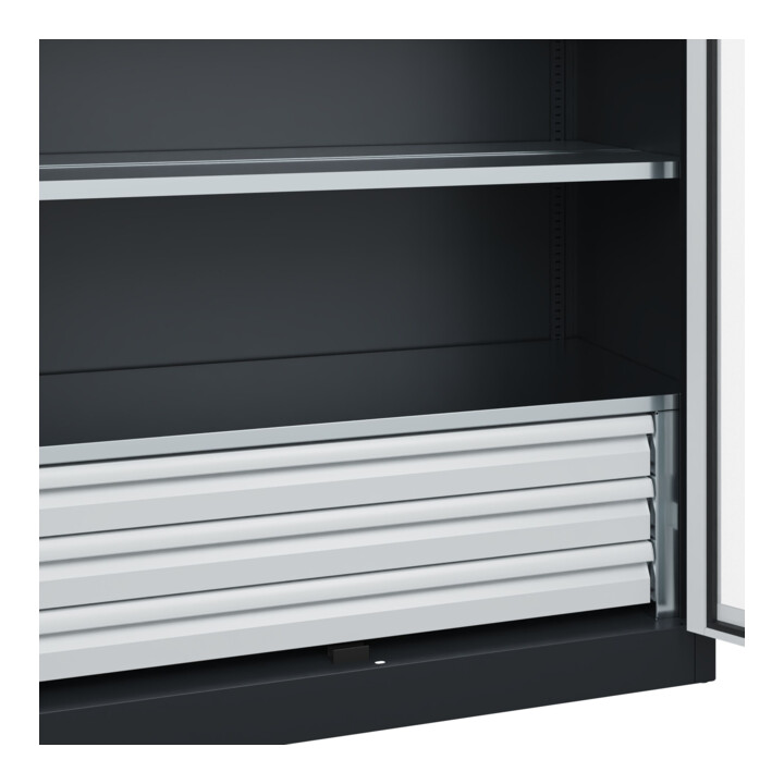 C+P Armoire à charges lourdes Acurado Pro 1950 x 1200 x 600 mm 7021/7035