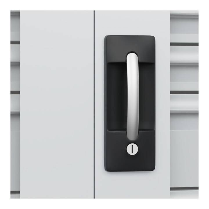 C+P Armoire à charges lourdes Acurado Pro 1950 x 1200 x 600 mm 7021/7035