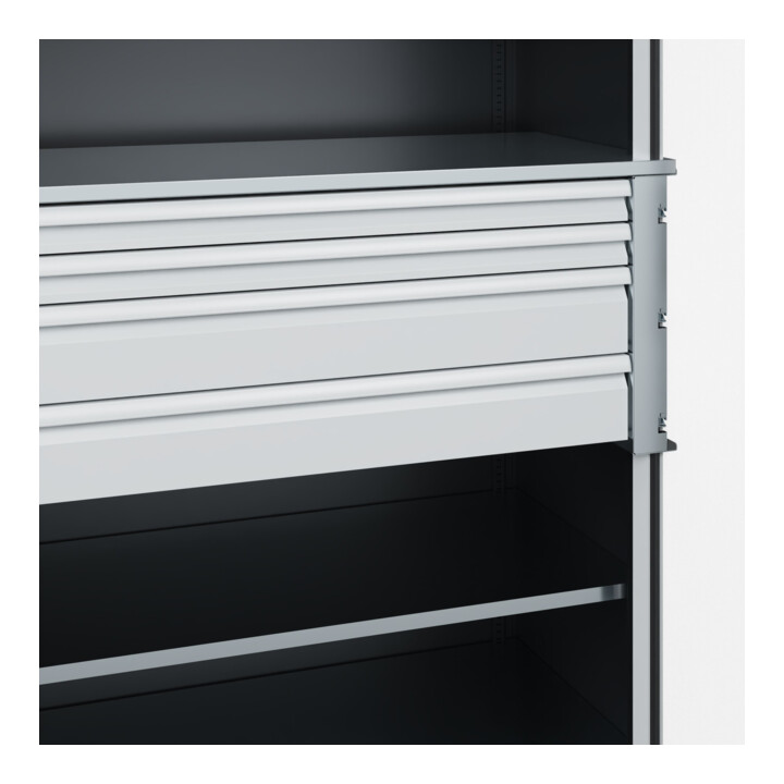 C+P Armoire à charges lourdes Acurado Pro 1950 x 1200 x 600 mm 7021/7035