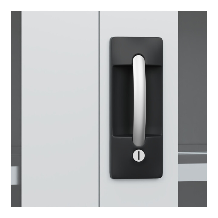 C+P Armoire à charges lourdes Acurado Pro 1950 x 1200 x 600 mm 7021/7035