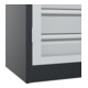 C+P Armoire à charges lourdes Acurado Pro 1950 x 1200 x 600 mm 7021/7035