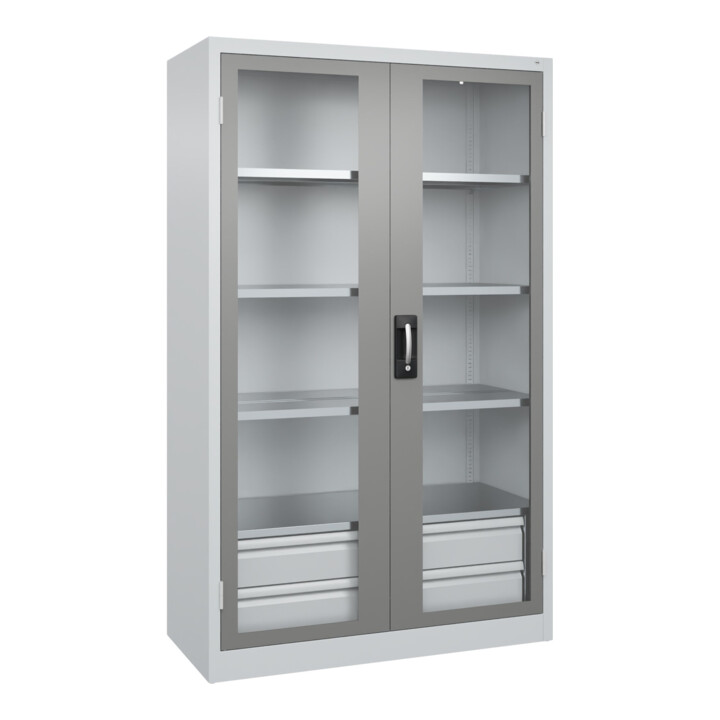 C+P Armoire à charges lourdes Acurado Pro 1950 x 1200 x 600 mm 7035/0004