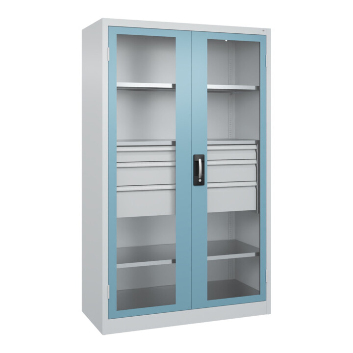 C+P Armoire à charges lourdes Acurado Pro 1950 x 1200 x 600 mm 7035/0010
