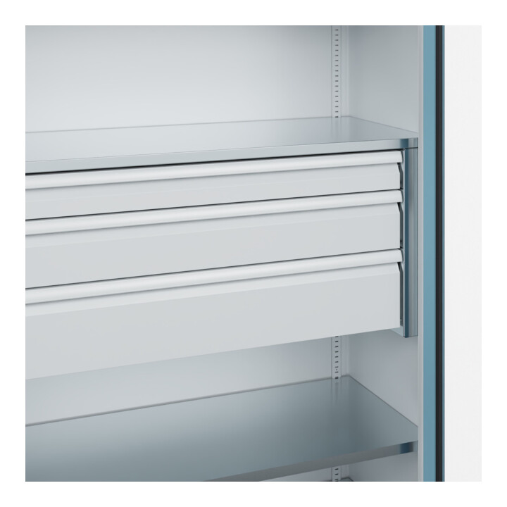 C+P Armoire à charges lourdes Acurado Pro 1950 x 1200 x 600 mm 7035/0010