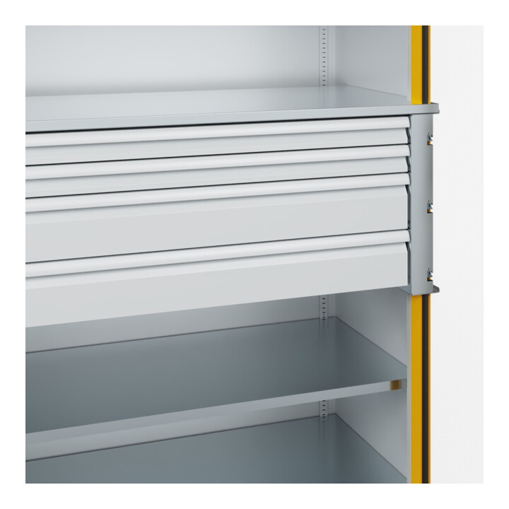 C+P Armoire à charges lourdes Acurado Pro 1950 x 1200 x 600 mm 7035/1004