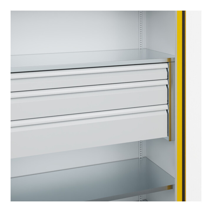 C+P Armoire à charges lourdes Acurado Pro 1950 x 1200 x 600 mm 7035/1023