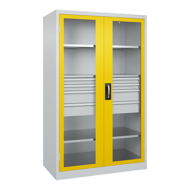 C+P Armoire à charges lourdes Acurado Pro 1950 x 1200 x 600 mm 7035/1023