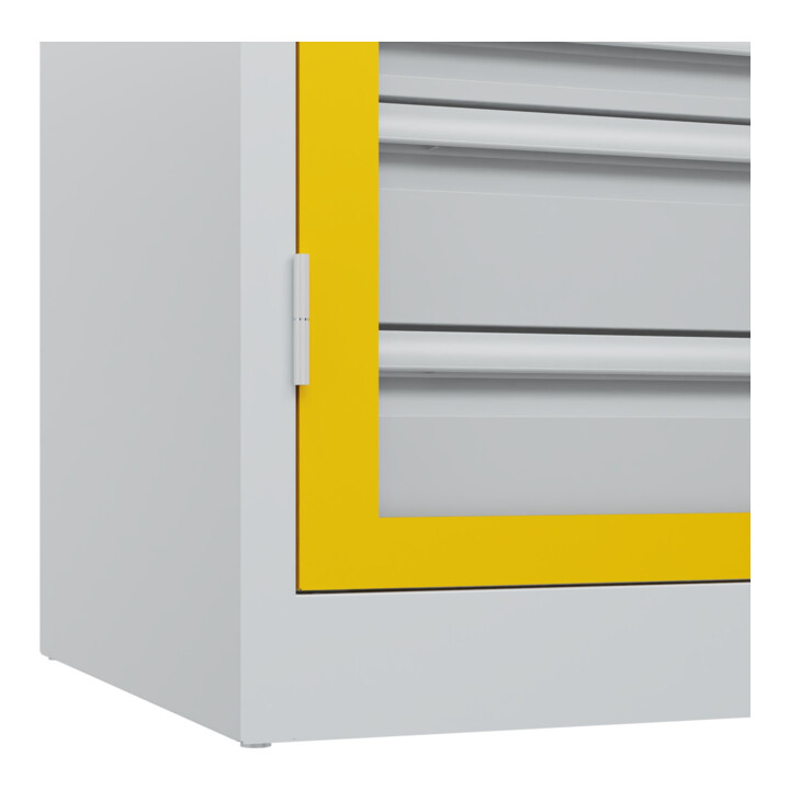 C+P Armoire à charges lourdes Acurado Pro 1950 x 1200 x 600 mm 7035/1023