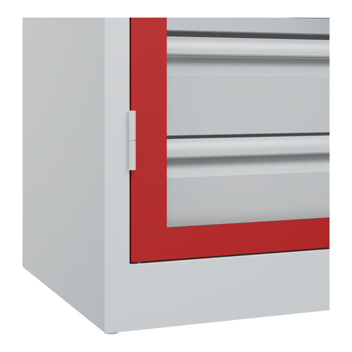 C+P Armoire à charges lourdes Acurado Pro 1950 x 1200 x 600 mm 7035/3000