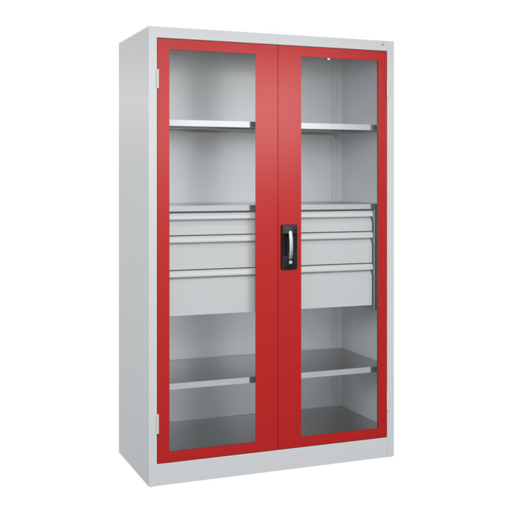 C+P Armoire à charges lourdes Acurado Pro 1950 x 1200 x 600 mm 7035/3000