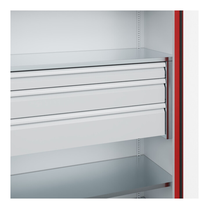 C+P Armoire à charges lourdes Acurado Pro 1950 x 1200 x 600 mm 7035/3000