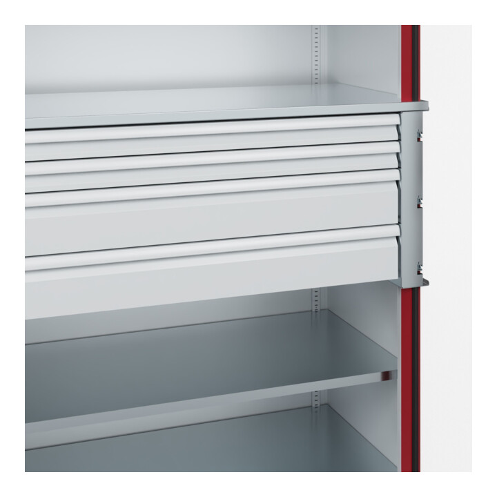 C+P Armoire à charges lourdes Acurado Pro 1950 x 1200 x 600 mm 7035/3003