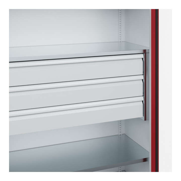 C+P Armoire à charges lourdes Acurado Pro 1950 x 1200 x 600 mm 7035/3003