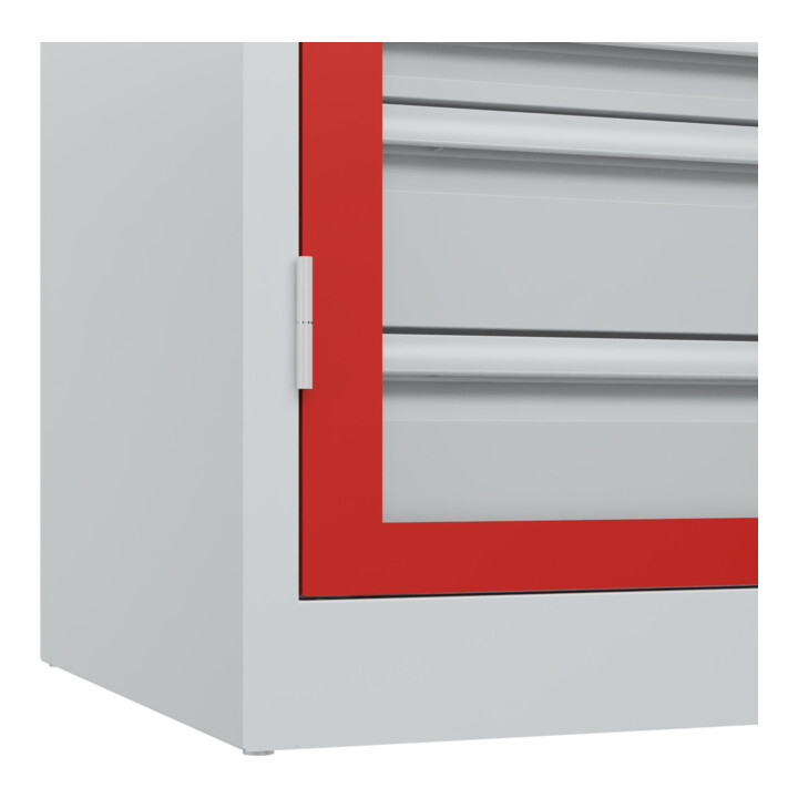 C+P Armoire à charges lourdes Acurado Pro 1950 x 1200 x 600 mm 7035/3020