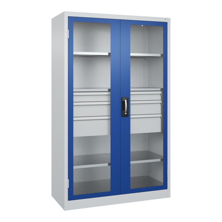 C+P Armoire à charges lourdes Acurado Pro 1950 x 1200 x 600 mm 7035/5010
