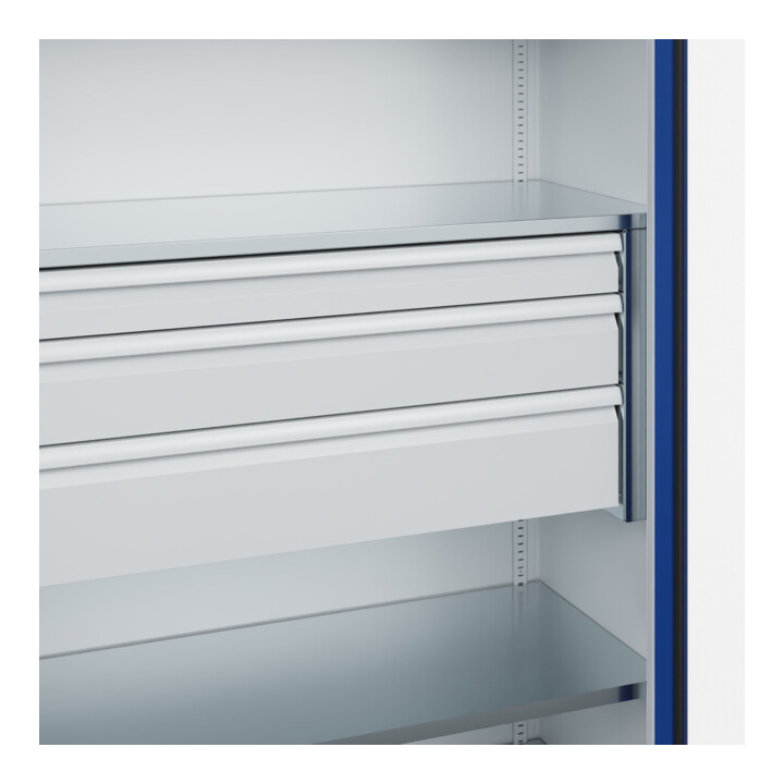 C+P Armoire à charges lourdes Acurado Pro 1950 x 1200 x 600 mm 7035/5010