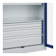 C+P Armoire à charges lourdes Acurado Pro 1950 x 1200 x 600 mm 7035/5010