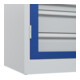 C+P Armoire à charges lourdes Acurado Pro 1950 x 1200 x 600 mm 7035/5010