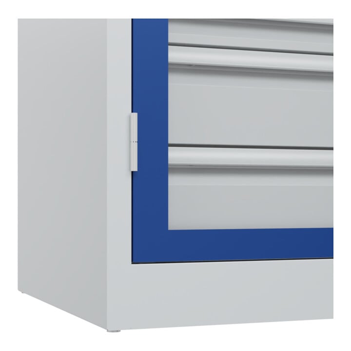 C+P Armoire à charges lourdes Acurado Pro 1950 x 1200 x 600 mm 7035/5010
