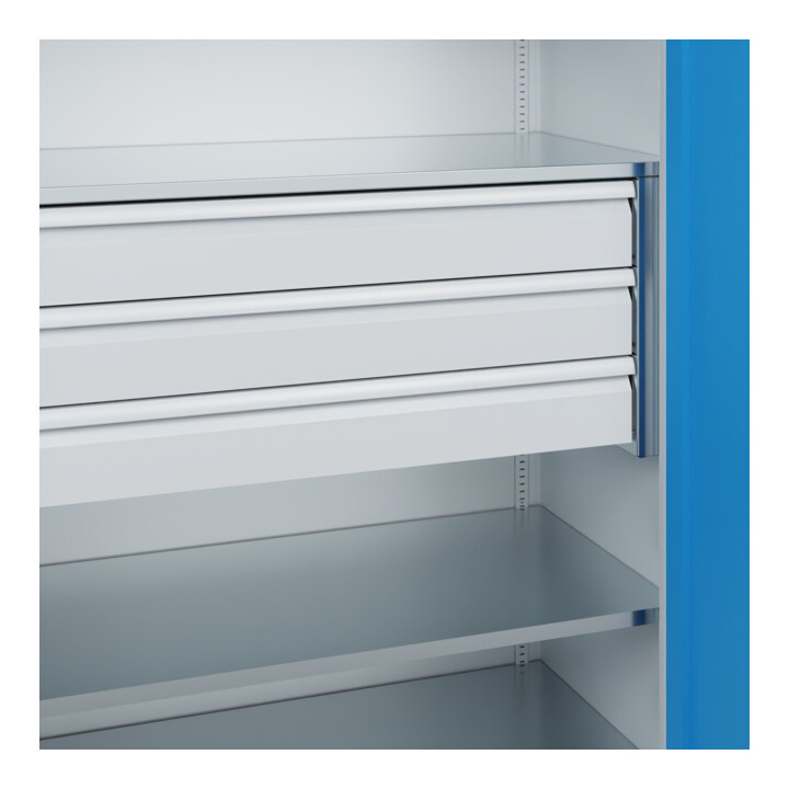 C+P Armoire à charges lourdes Acurado Pro 1950 x 1200 x 600 mm 7035/5012