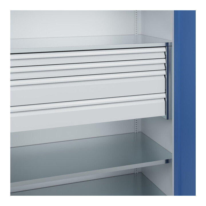 C+P Armoire à charges lourdes Acurado Pro 1950 x 1200 x 600 mm 7035/5023