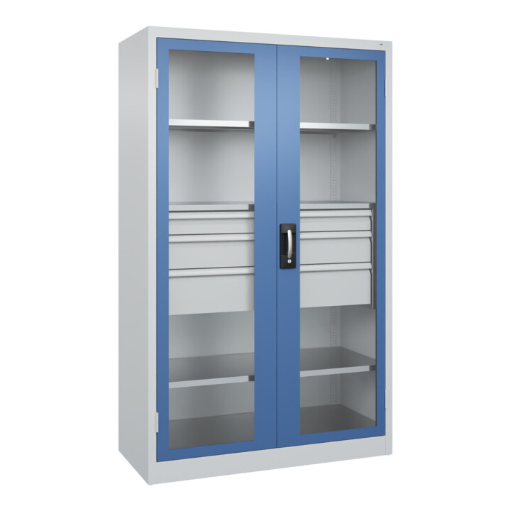 C+P Armoire à charges lourdes Acurado Pro 1950 x 1200 x 600 mm 7035/5023